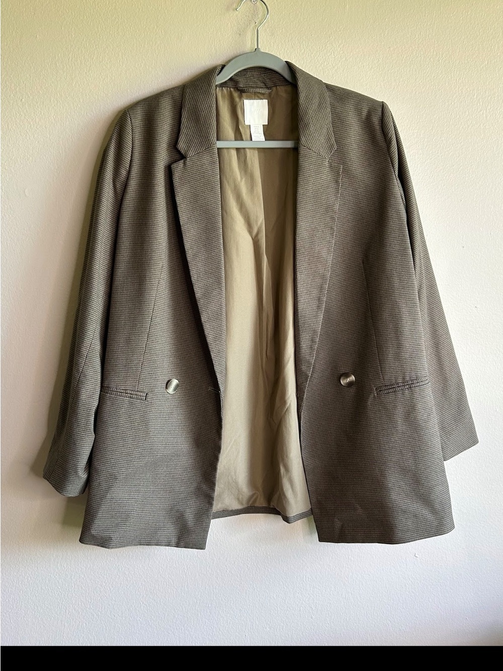 HM Blazer Womens Small Classic One Button Single Breasted Structured Career Work